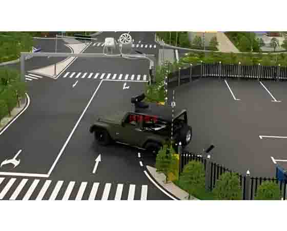 智能网联汽车室内车路协同模拟沙盘