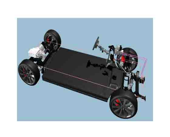 线控底盘仿真教学软件