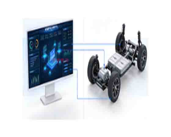线控底盘数字孪生虚实一体教学平台