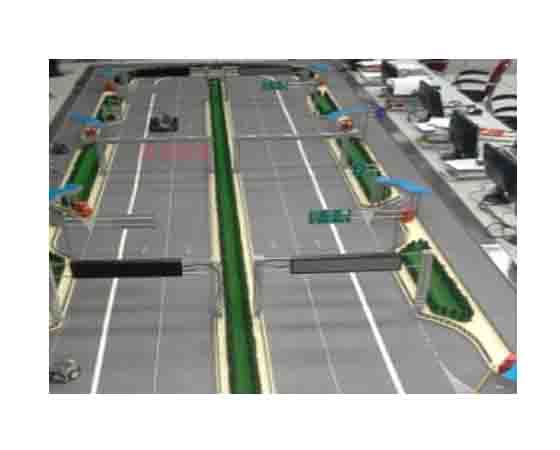 交通感知设施、交通控制与诱导设施实验台