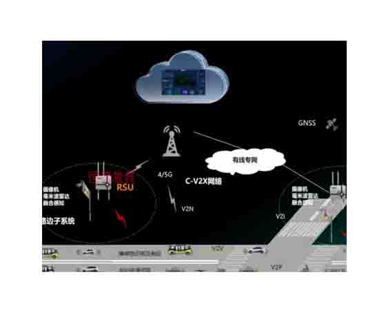 车路协同智能网联云控装置教学实验平台